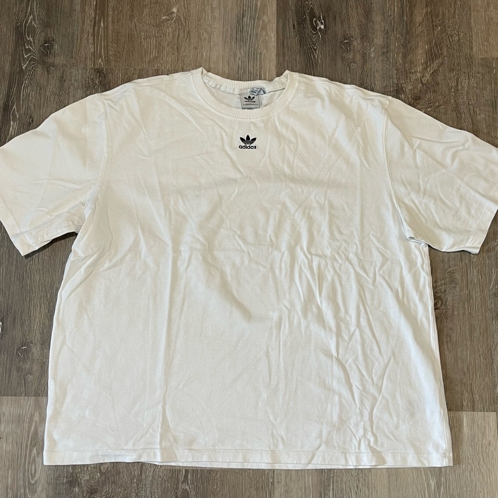 Adidas Men's White Short Sleeve Tee